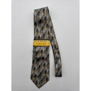 Cocktail Colors Tie Stonehenge Limited Geometric 54 Dont Drink And Drive NWT